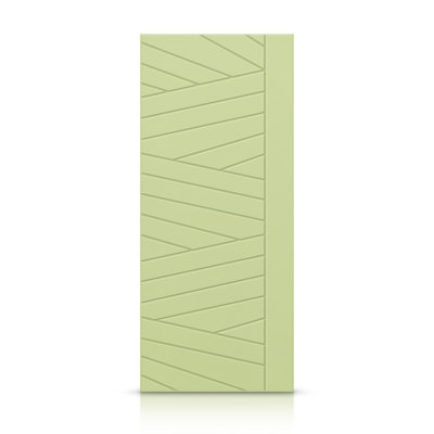 Porte standard à panneaux en bois manufacturé
