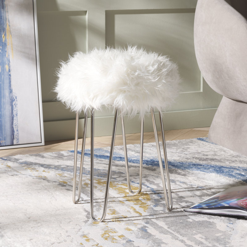 Tabouret Sawyer Caspian, Argent argent