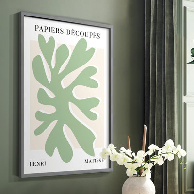 Matisse CV, reproduction encadrée - bois massif