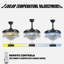42 Inches-black Crystal Fan Light-remote Control/dimmer/variable Speed-suitable For Living Room/kitchen Island/study/bedroom Etc.