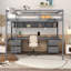 Lit mezzanine double avec bureau Briona Kids-2004959103
