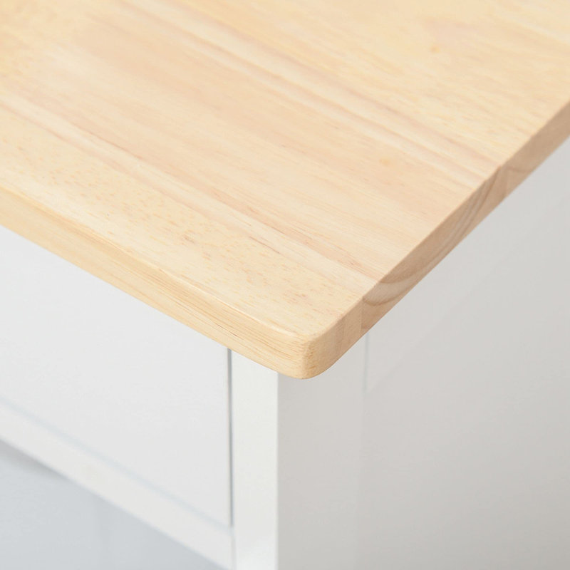 Ilsegard Wood Kitchen Cart