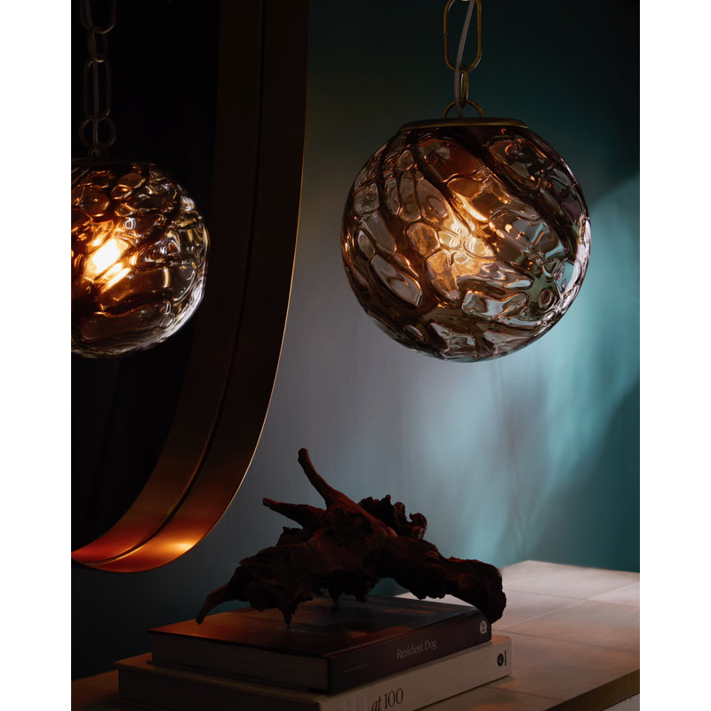Luminaire suspendu Amo - Avio bleu, Transparent/bleu