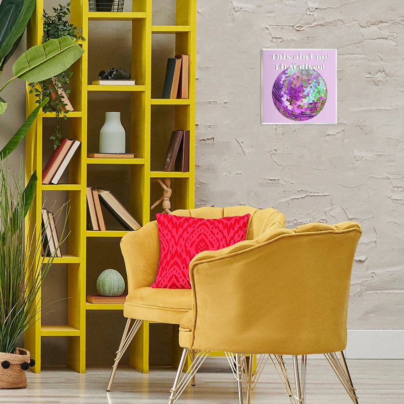 Ain't My First Disco Wall Plaque Art by Regina Moore