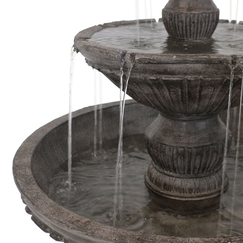 Fontaine d'extérieur à 3 niveaux Duprey Classic Designer, Marron foncé