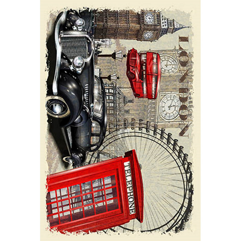 Renderos Grey/Red/Black Rug, Rectangle 180 x 280cm