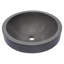 Eden Bath 17'' Black Stone Circular Bathroom Sink