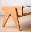 Table basse en cerisier massif
