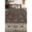 Tapis brun et doré de haute qualité noué à la main