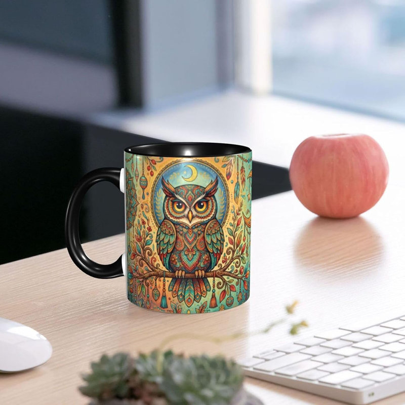 Owl Coffee Mug 11oz Ceramic Cup