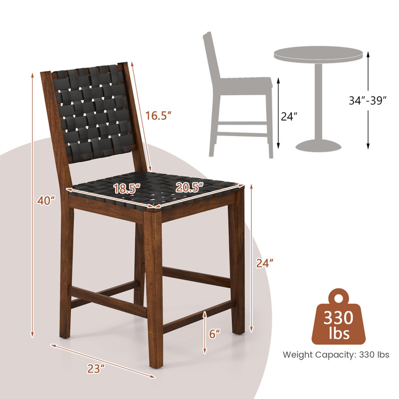 Tabouret de comptoir Acea 24, 4