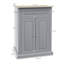 Rolling Kitchen Island Cart, Portable Serving Trolley Table With Drawer, Adjustable Shelf And 2 Towel Racks
