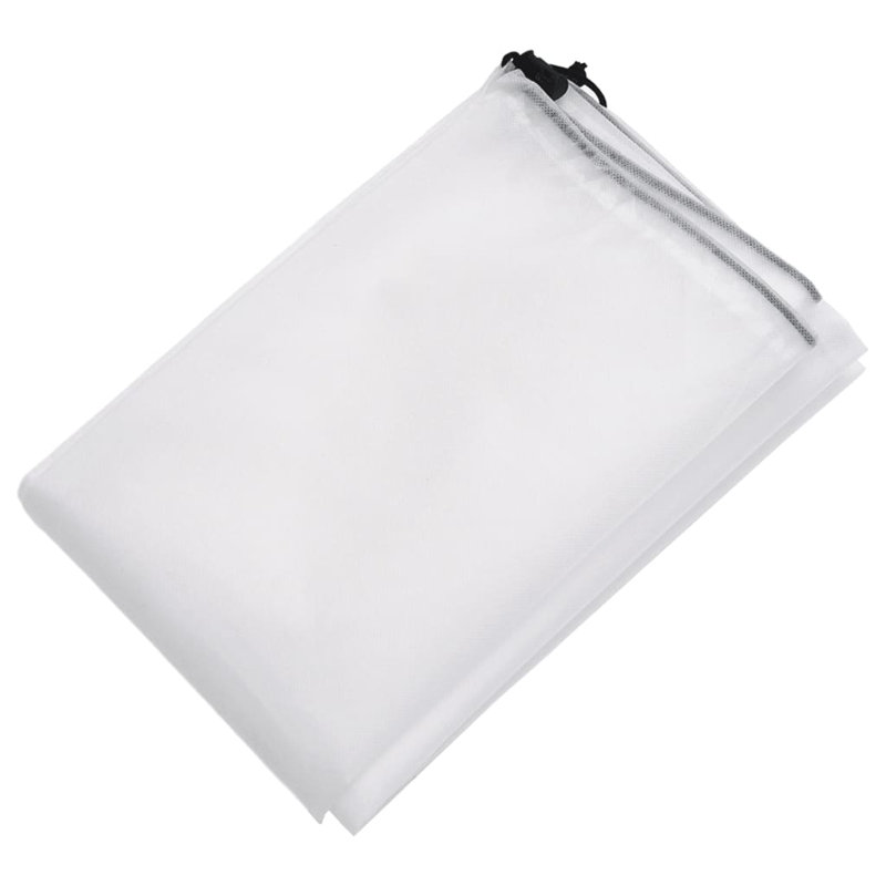 Housse en molleton pour plante vidaXL, Blanc, H 47,2 po x l 31,5 po