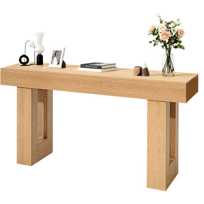 63-inch Behind Table, Skinny And , With Hidden Compartments, Simple Installation, Wooden Rectangle Design, Couch, Maximize Narrow Spaces, Multi Storage