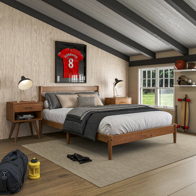 Lasher Twin Solid Wood Bed