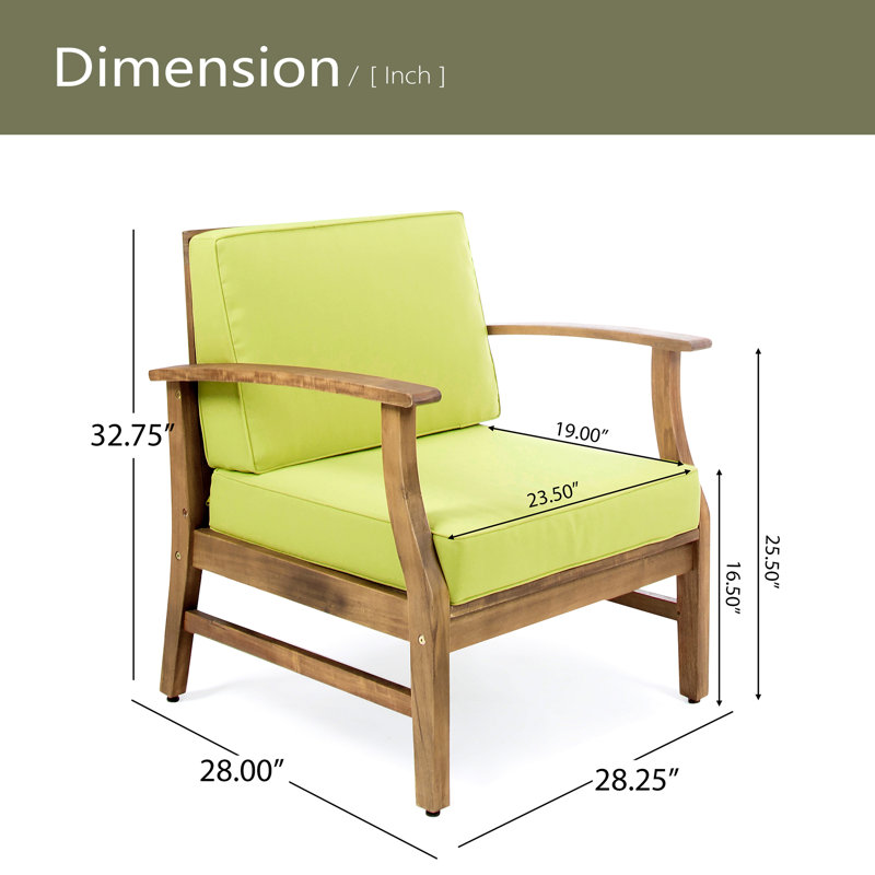 CHAISE CLUB, Brun, Vert