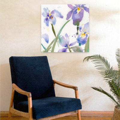 Irises Contemporary Iris Flower Art