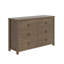 Commode 6 tiroirs brune moderne transitionnelle de 47 po Mucci-671721044