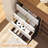 55-Inch Sideboard Buffet Cabinet with Adjustable Shelves, Drawers, and Glass Doors-22021131