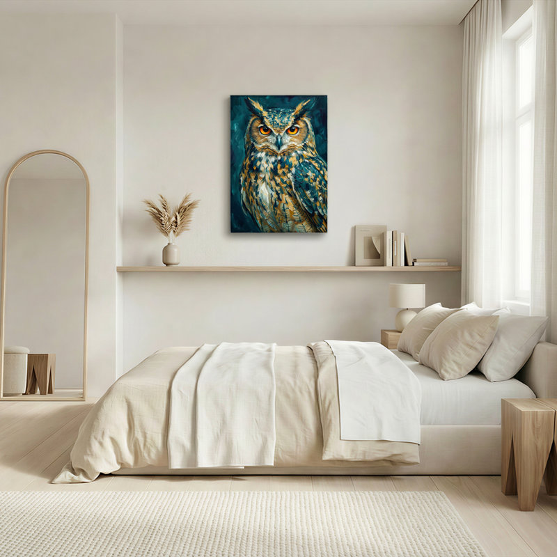 Portrait de hibou, reproduction d'art sur toile, ensemble de 1, 1624