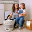 Machine à laver portative, mini laveuse pliable 12l avec 4 modes et panier d'essorage-125360235