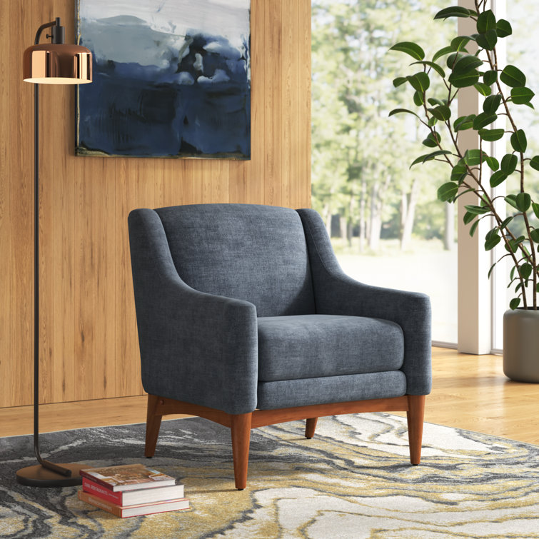 Arshanti Armchair With Solid Wood Legs