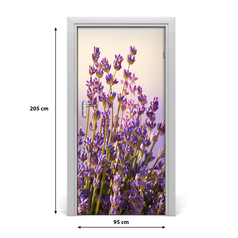 Lavender Door Decal, 205cm H x 95cm W