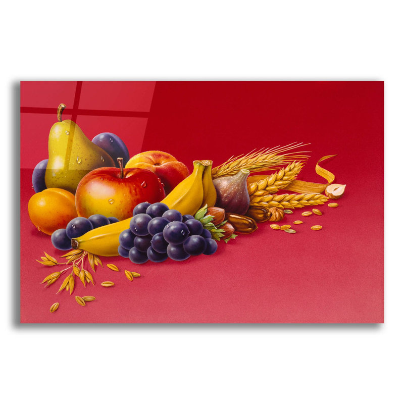 Latitude Run® 'Fruit ' By Harro Maass, Acrylic Glass Wall Art, H 16 po x l 24 po x P 0,2 po