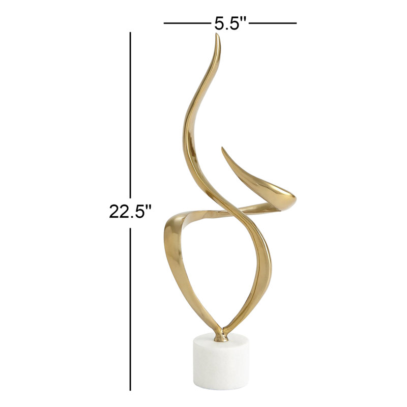 Swirl-Antique Brass