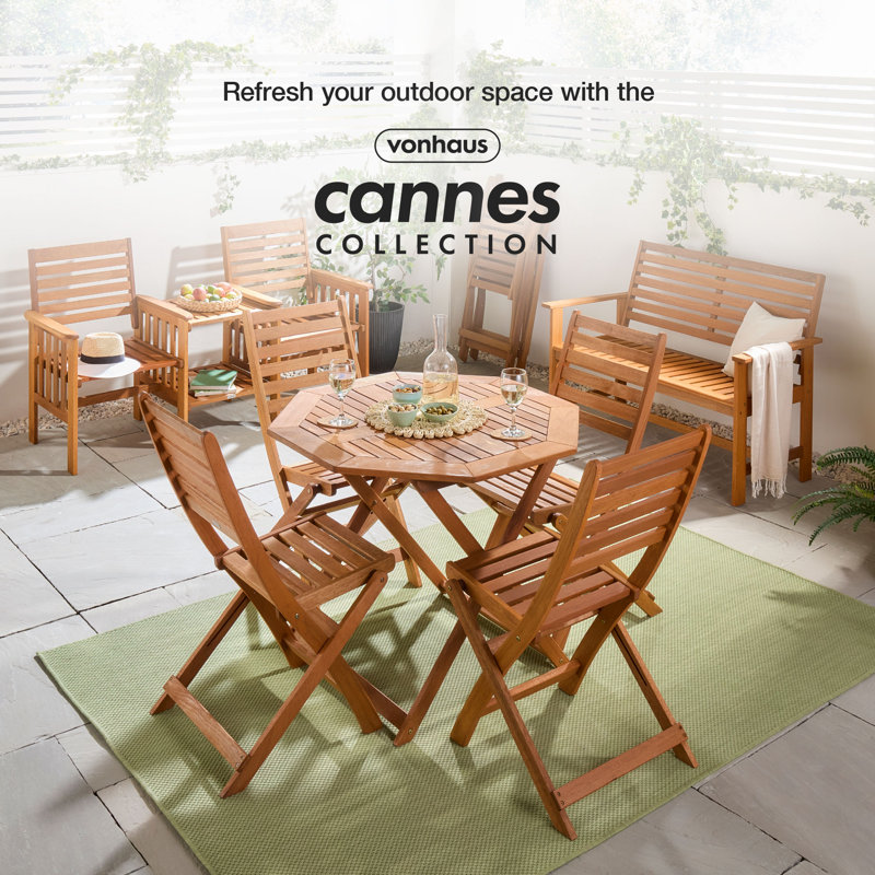 Solid Wood Acacia Outdoor Bench
