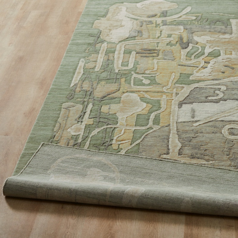 Tapis en laine Hargun Meadow, Rectangle 9 pi 9 po x 12 pi 6 po