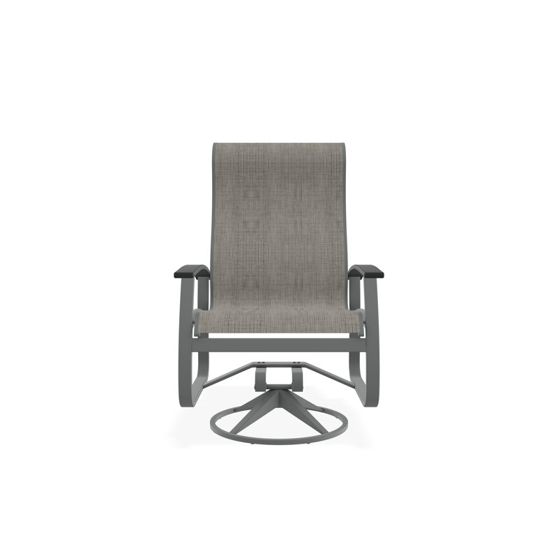 Belle Isle Outdoor Dining Chair, Smoke, Graphite