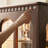 Nut-brown Solid Wood+Glass Display Cases