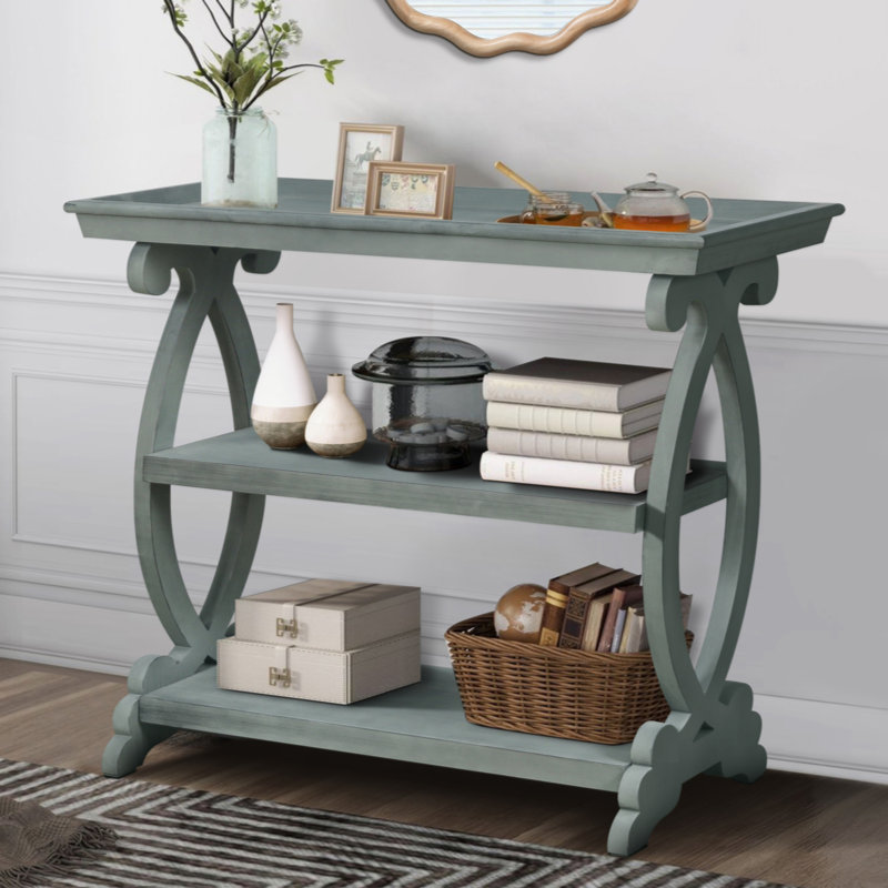 Console Heleana, Vert clair antique
