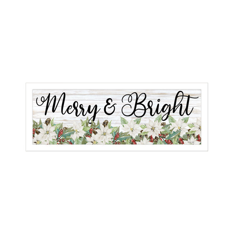 Décoration murale Innaloo Merry And Bright, Cadre blanc