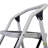 Convallaria 3 - Step Steel Lightweight Folding Small Step Ladder
