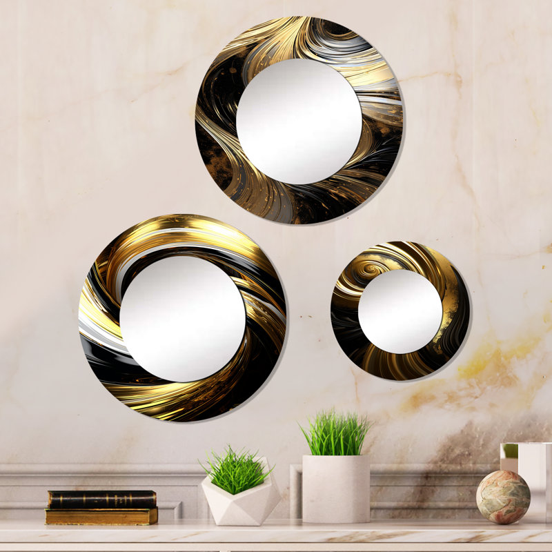 Miroir spiral minimal liquide