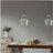 Oval Shape Glass Pendant Light-608271777