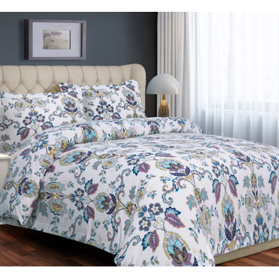 Cotton Floral Duvet Cover