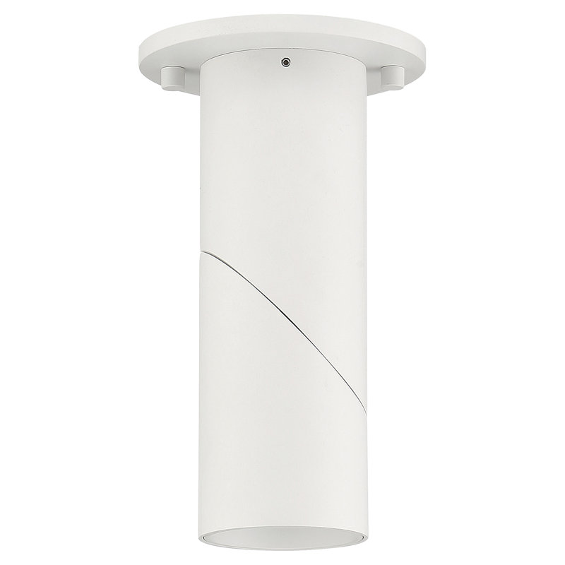Plafonnier encastré en verre à DEL, Blanc