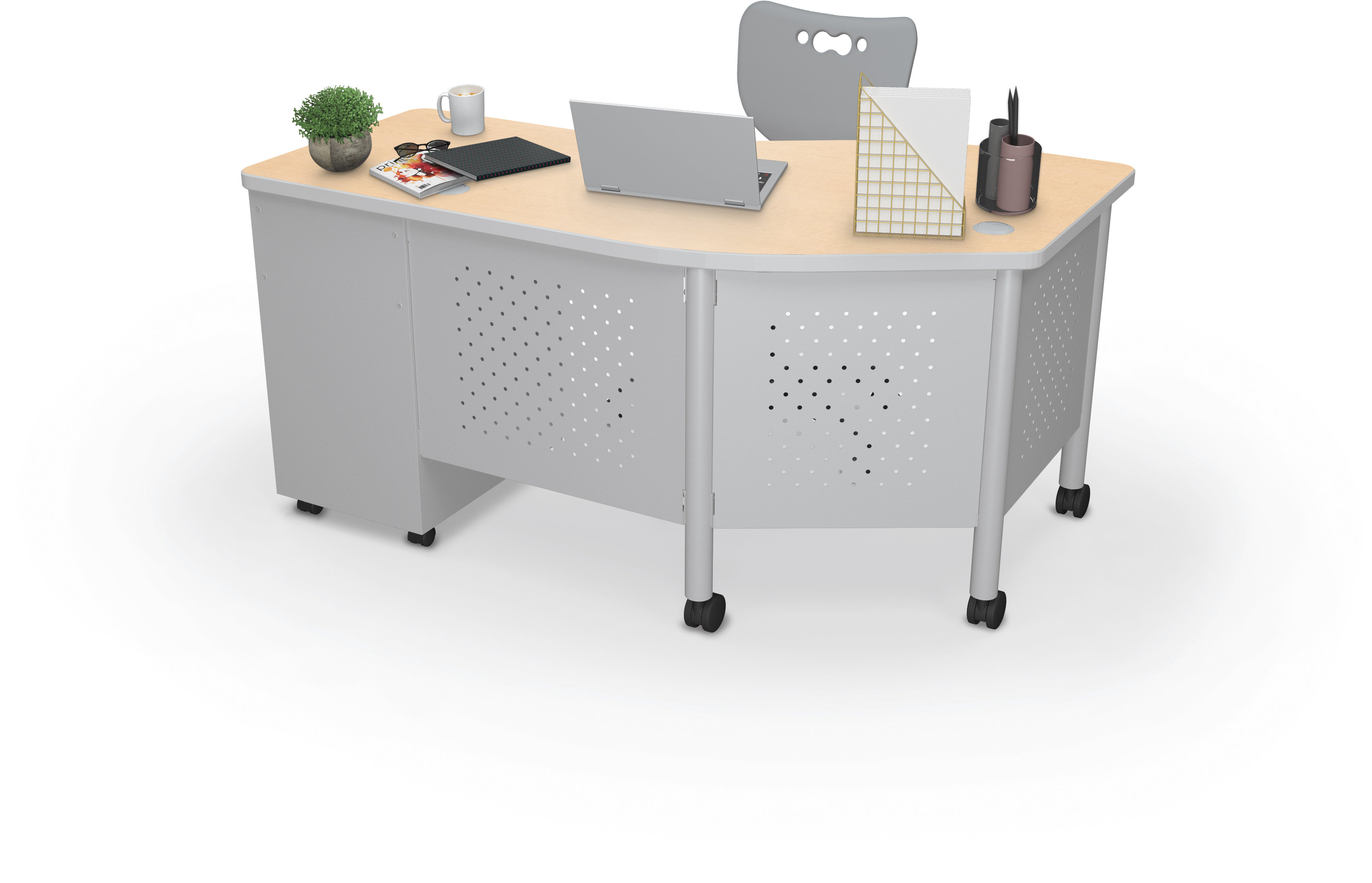 Rectangular Teacher Desk MooreCo Lab 60'' Rectangular Teacher Desk | Wayfair