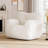 Compression 37"W Medium Teddy Fabric Bean Bag Chair-1686261973