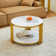 Nfusion Rogelio Faux Wood Round Coffee Table | Wayfair