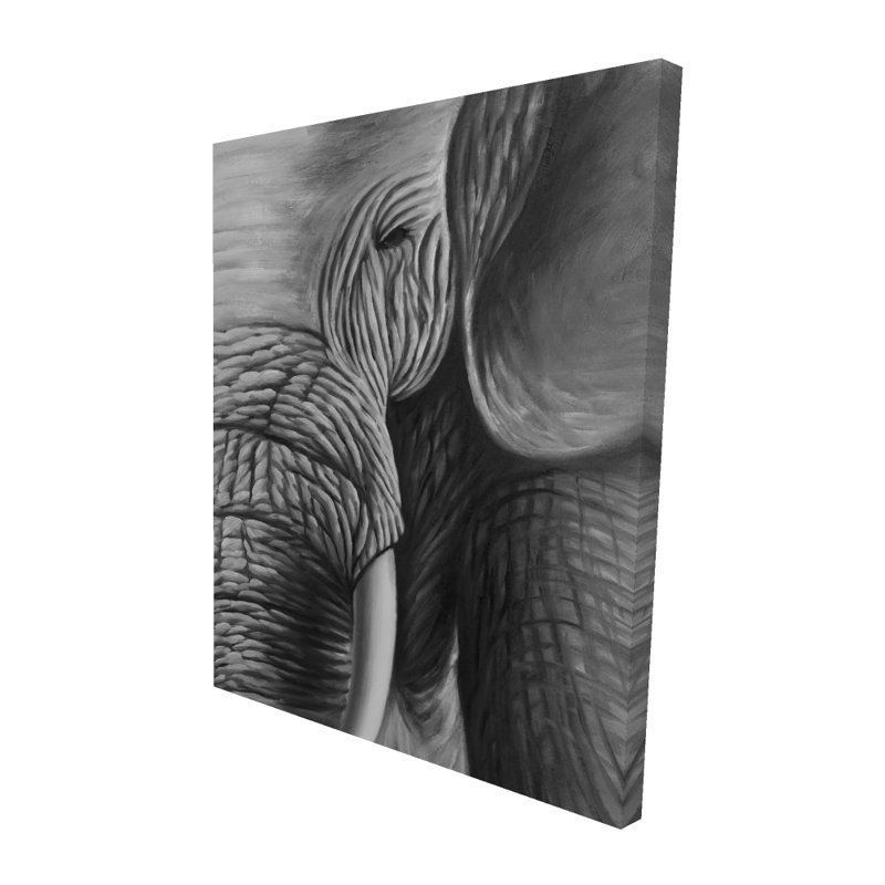 Éléphant, reproduction d'art sur toile, animaux d'Afrique