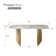 Modern Rectangular Sintered Stone Dining Table