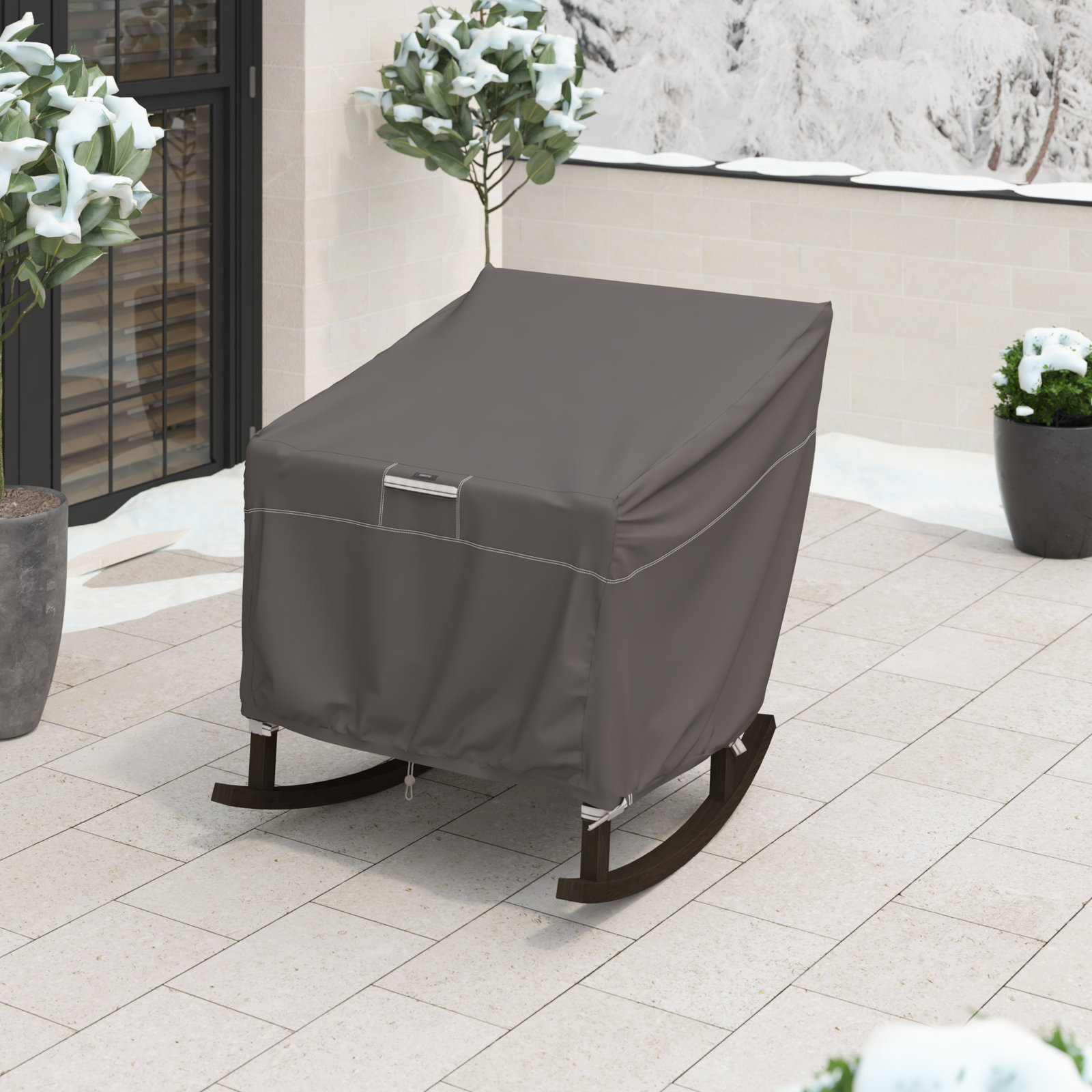Jaylon Patio Furniture Cover for Outdoor Rocking Chairs, 27.5 Inch