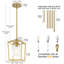 Lustre de style lanterne pour îlot de cuisine 1 lumière-909475705