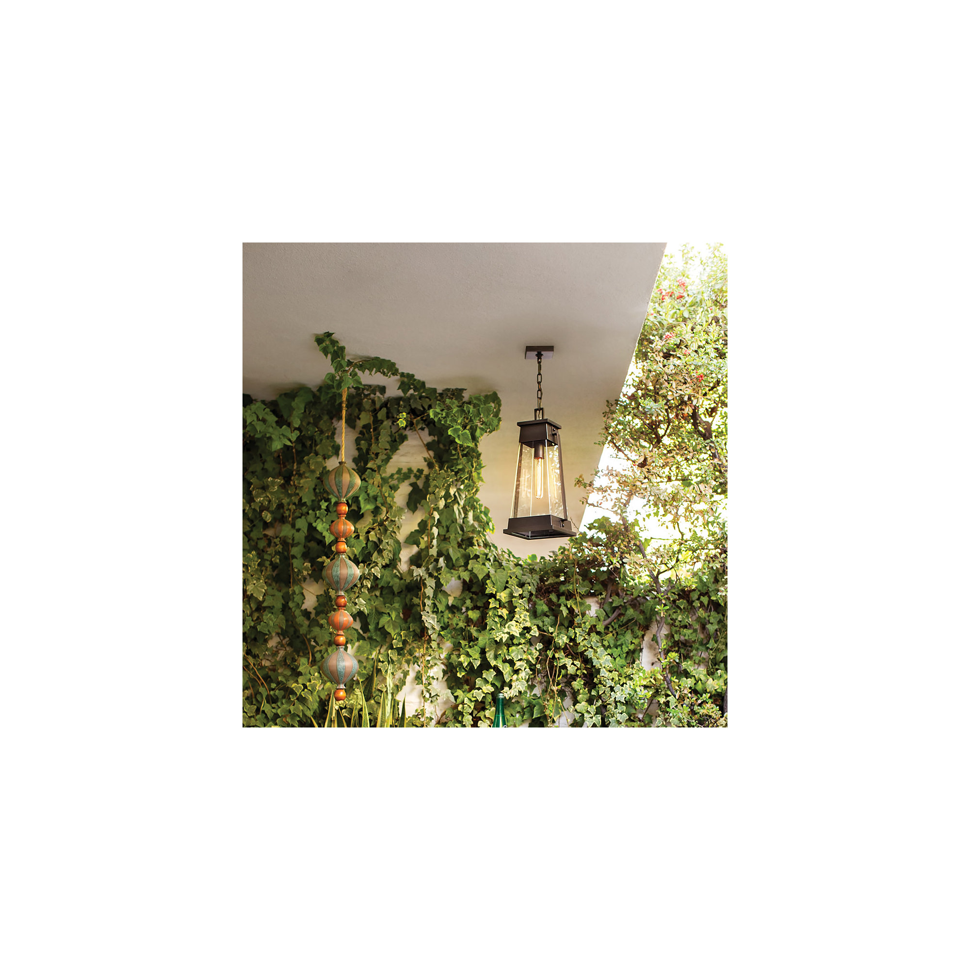 Transparent Outdoor Metal Pendant