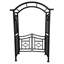 Arche de jardin en aluminium avec barrière-114351243