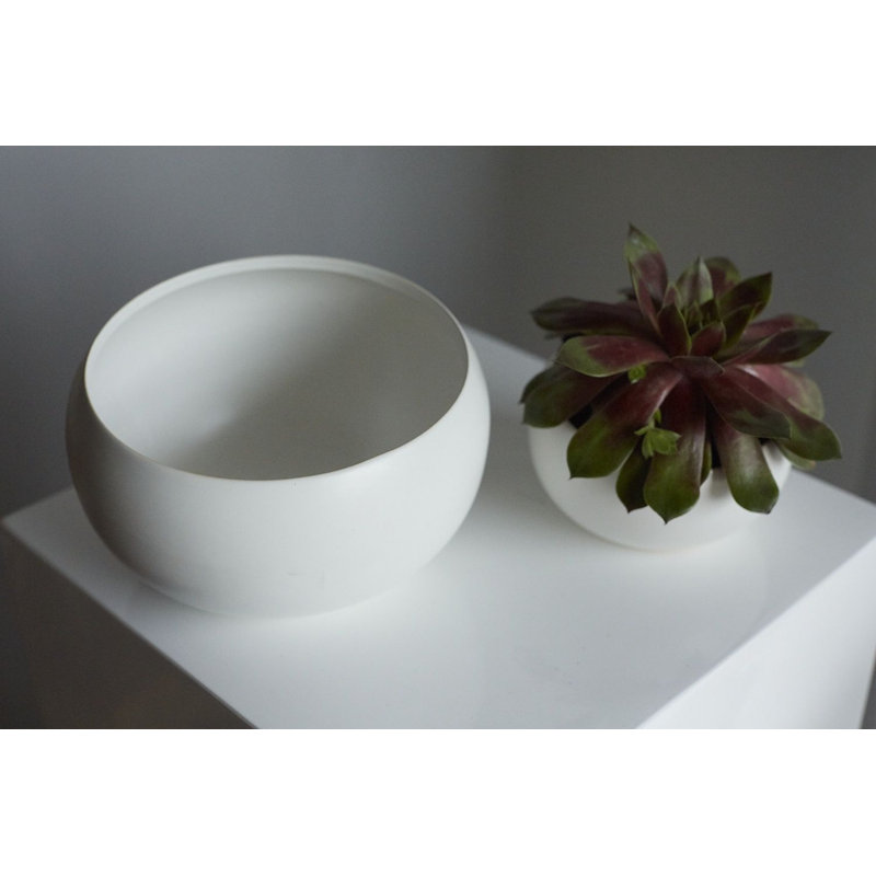 Bol bas Elyse Simply, Blanc, H 3,75 po x l 10,5 po x P 10,5 po